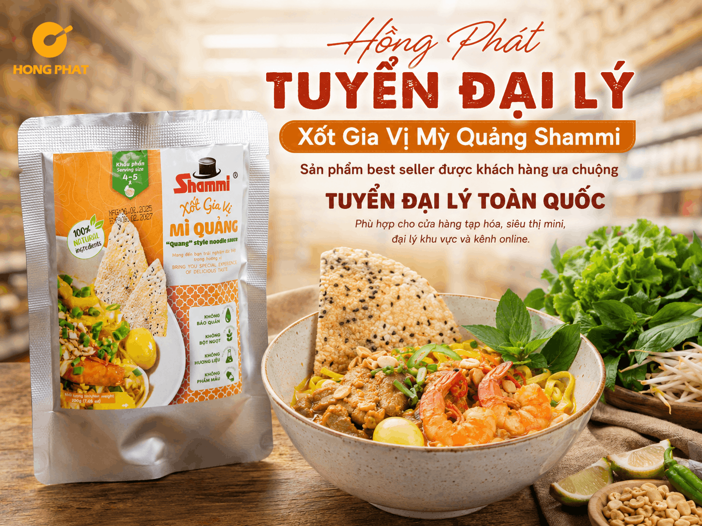 Xốt gia vị mỳ quảng Shammi