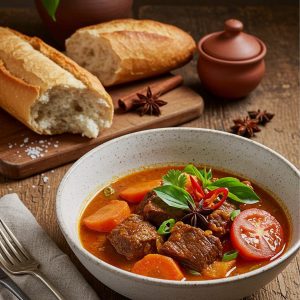 Nấu bò kho chuẩn vị